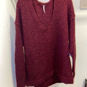 Free People Oversized Knit Sweater